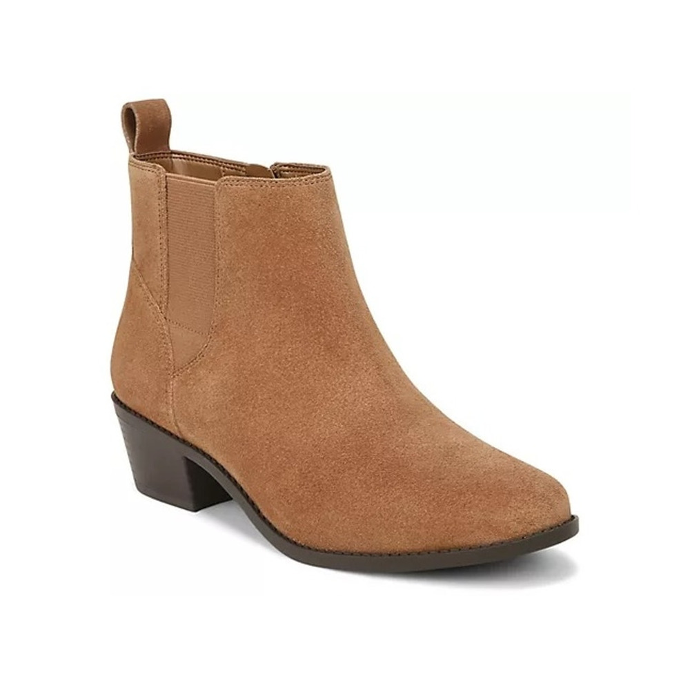 Vionic Women's Roseland Wide Water-Repellent Suede Ankle Boots Size 9.5W